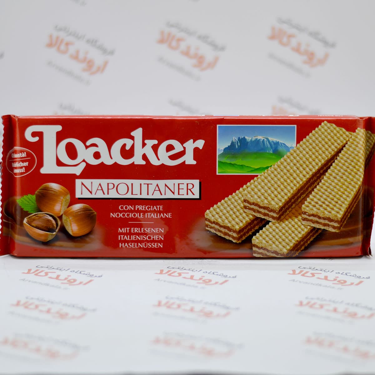ویفر فندقی لواکر loacker