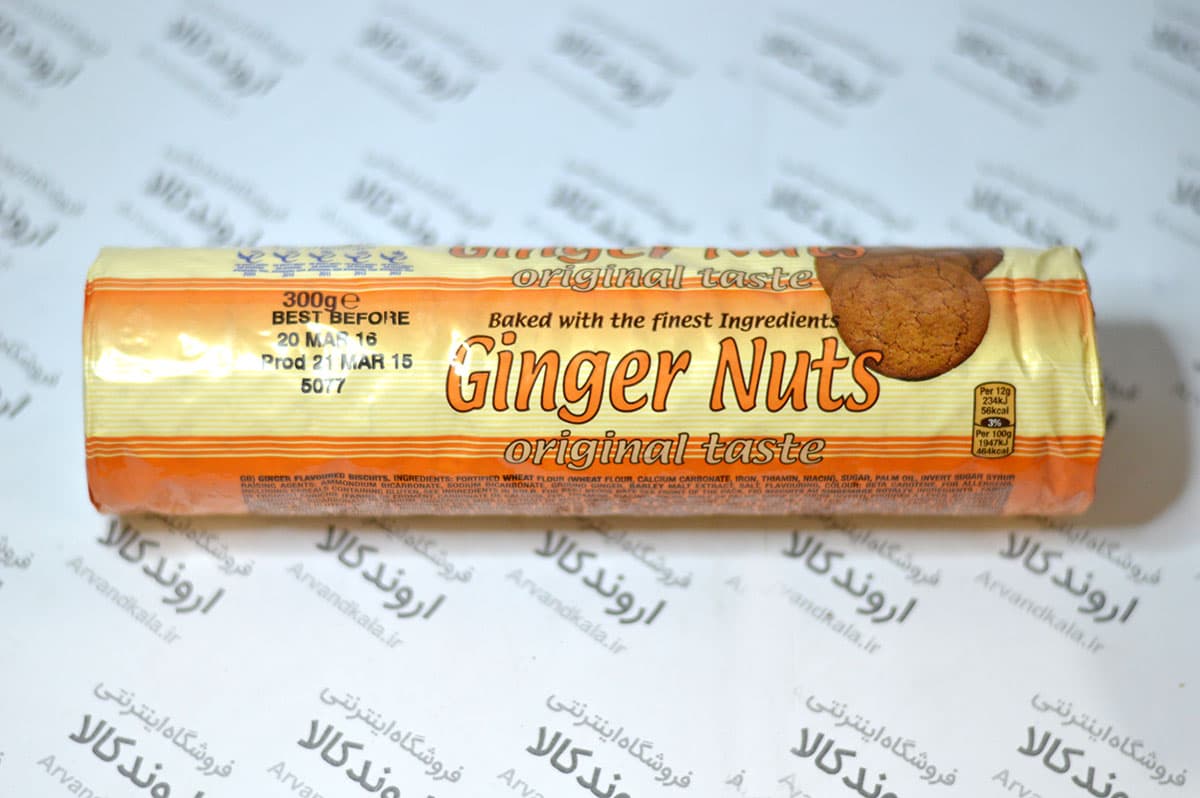 کوکی زنجبیلی جینجر ginger nuts