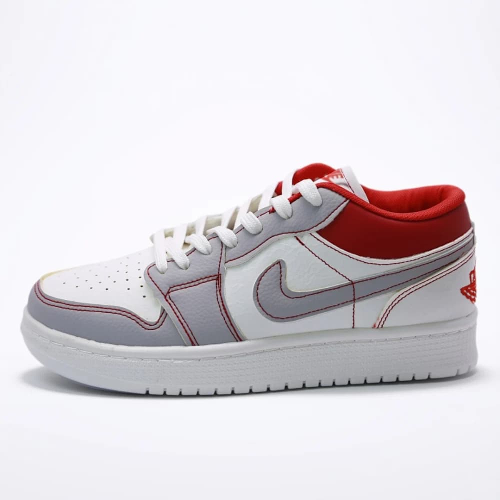 کتانی زنانه نایک جردن رد اف وایت | Women’s Nike Jordan Red Off-White Sneakers — تصویر ۳