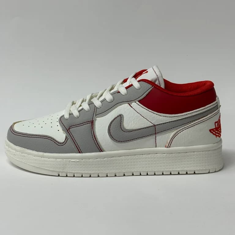 کتانی زنانه نایک جردن رد اف وایت | Women’s Nike Jordan Red Off-White Sneakers — تصویر ۲