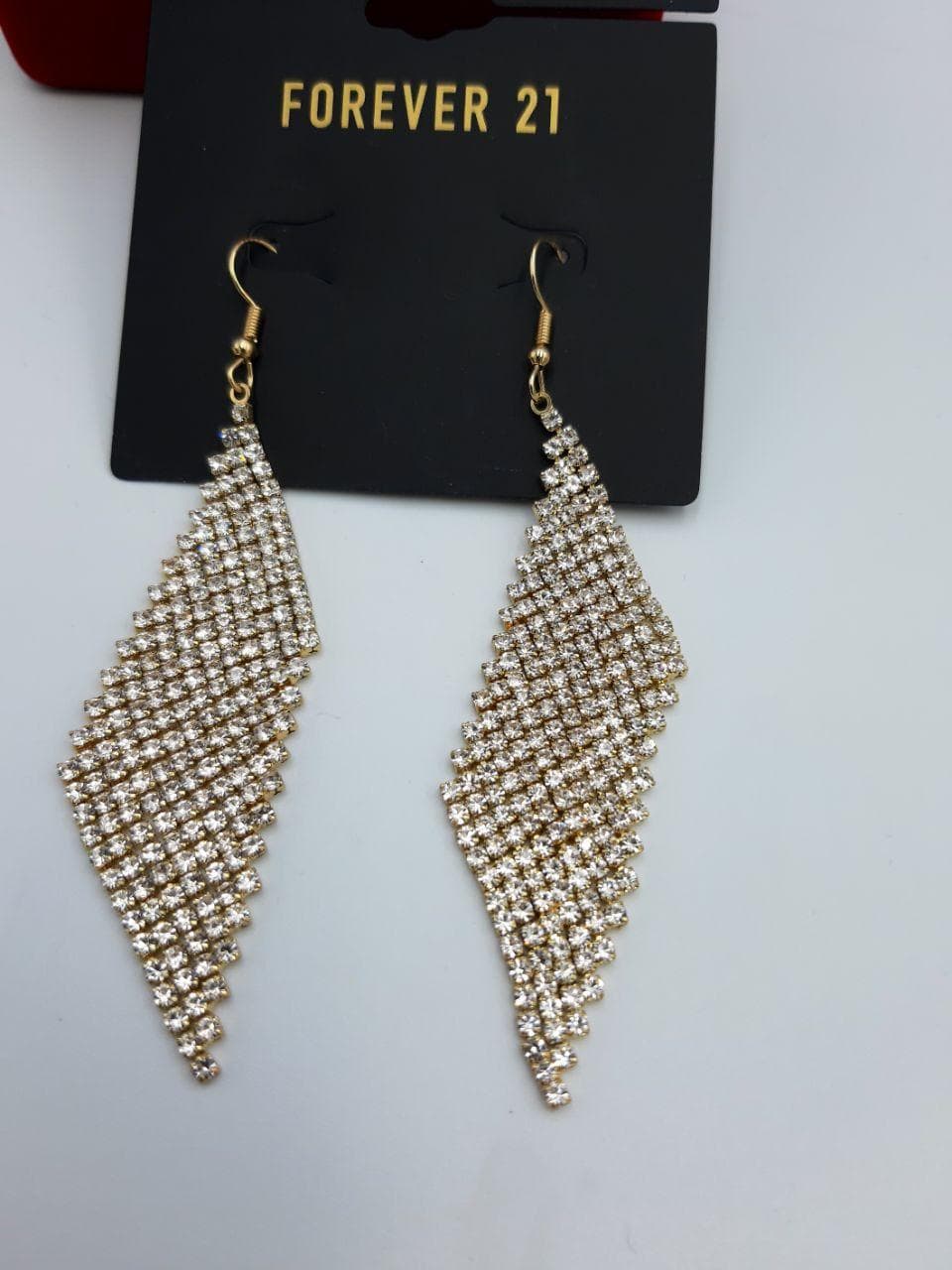 گوشواره طرح پارچه ای پرنگین