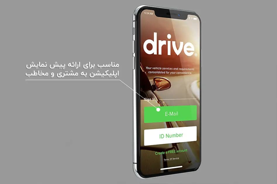 9 موکاپ موبایل آیفون ایکس iPhone X Mockup + فیلم آموزشی — تصویر ۴