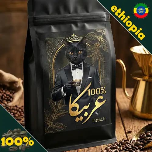 قهوه عربیکا اتیوپی سینگل اوریجین | ۱۰۰٪ خالص