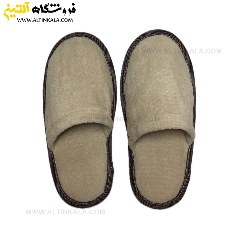 دمپایی حمام طبی با کفی طبی ضد لغزش رنگ نسکافه ای