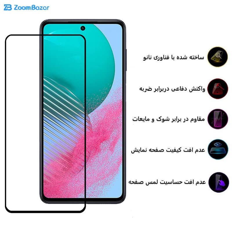 گلس سرامیکی بوف مدل Cramic-G مناسب برای گوشی موبایل سامسونگ Galaxy M54 / F54 / M53 / A73 5G — تصویر ۶