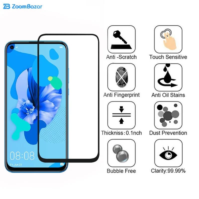 گلس سرامیکی بوف مدل CF9 مناسب برای گوشی موبایل هوآوی NOVA 5T — تصویر ۴