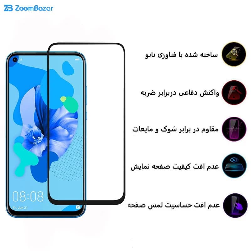 گلس سرامیکی بوف مدل CF9 مناسب برای گوشی موبایل هوآوی NOVA 5T — تصویر ۵