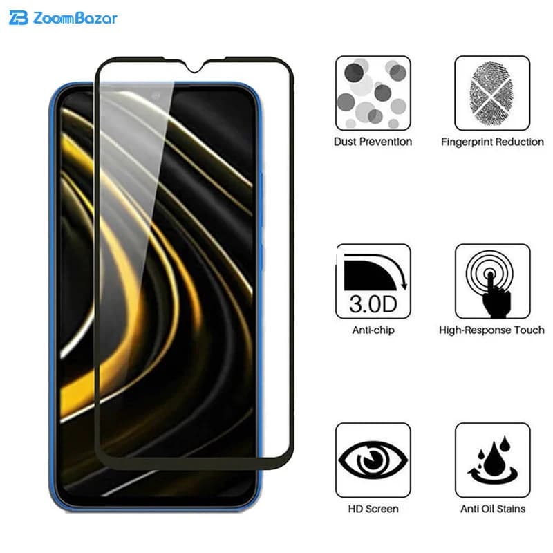 گلس سرامیکی بوف مدل CF9 مناسب برای گوشی موبایل شیائومی XIAOMI POCO M3 — تصویر ۳