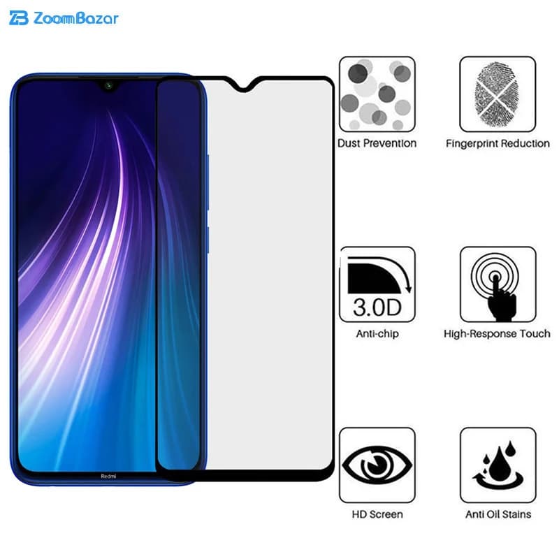 گلس سرامیکی بوف مدل CF9 مناسب برای گوشی موبایل شیائومی Redmi Note 8 (به همراه گارانتی ۶ ماهه) — تصویر ۴