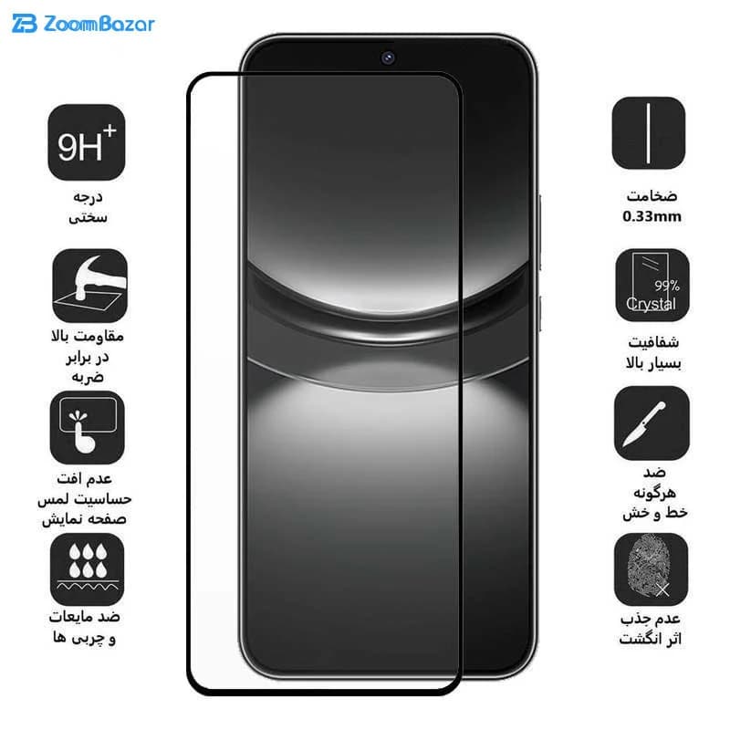 گلس سرامیکی بوف مدل Ceramic مناسب برای گوشی موبایل هوآوی Nova 12 / Nova 12 Lite / Nova 11 SE / Nova 10 SE — تصویر ۵