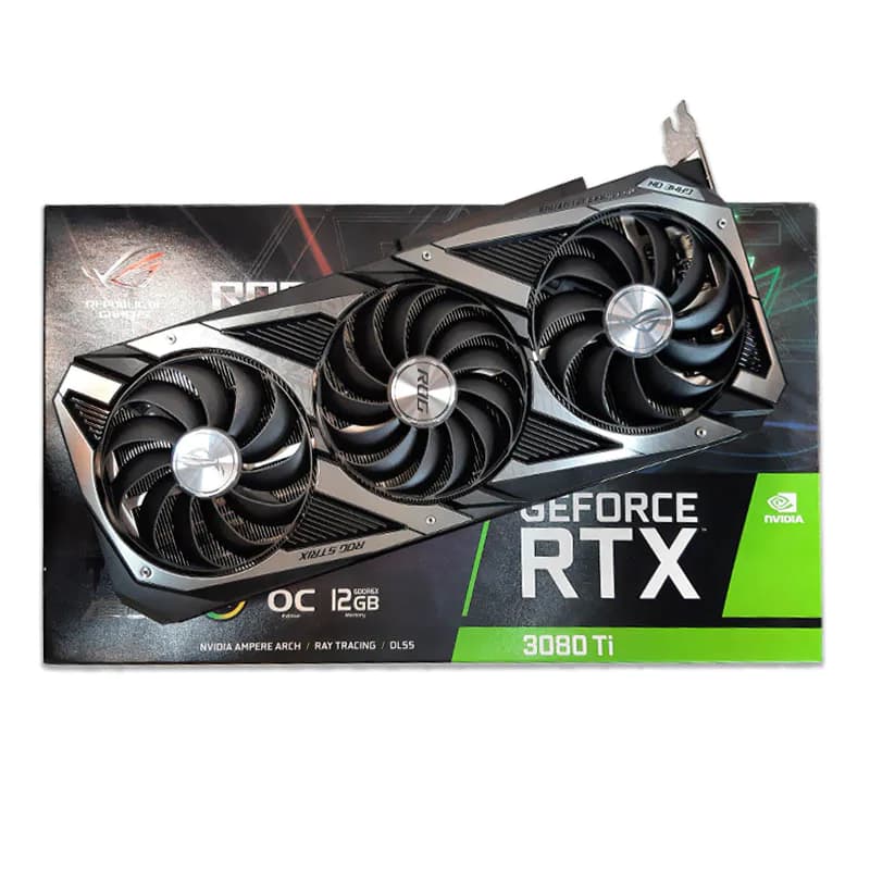 گرافیک ASUS ROG Strix RTX 3080 Ti OC 12G GDDR6X استوک