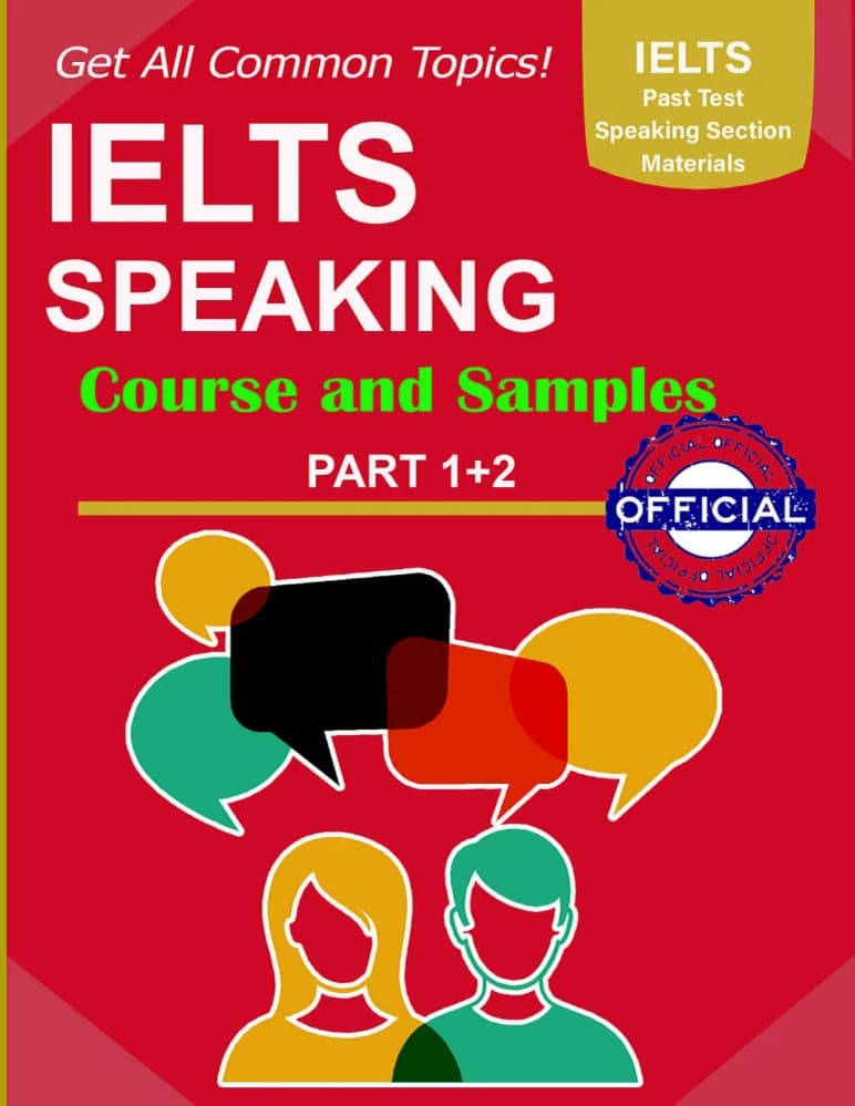 دانلود کتاب دوره اسپیکینگ آیلتس و نمونه ها (IELTS Speaking Course and Samples) نسخه انگلیسی PDF