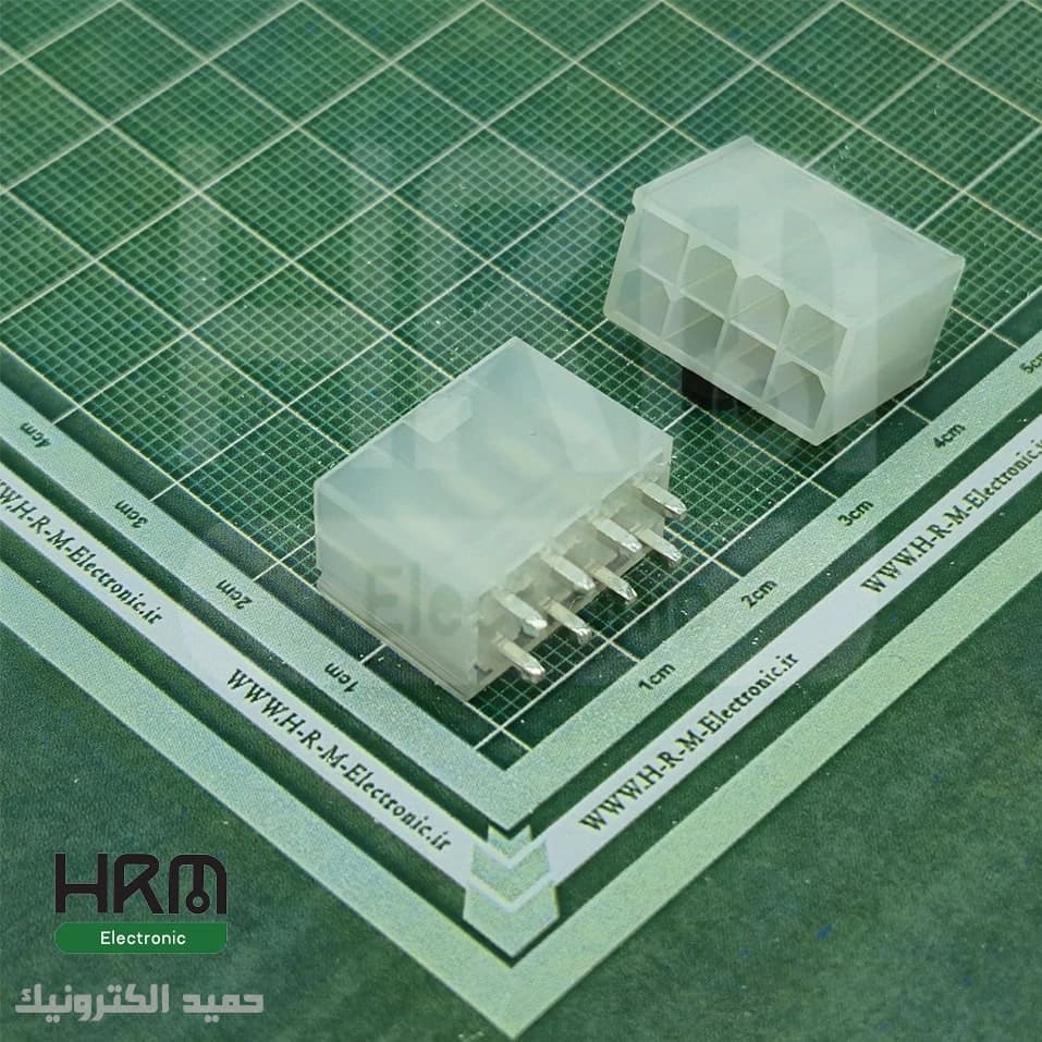 کانکتور مولکسی 8 پین نر صاف ATX (2*4)