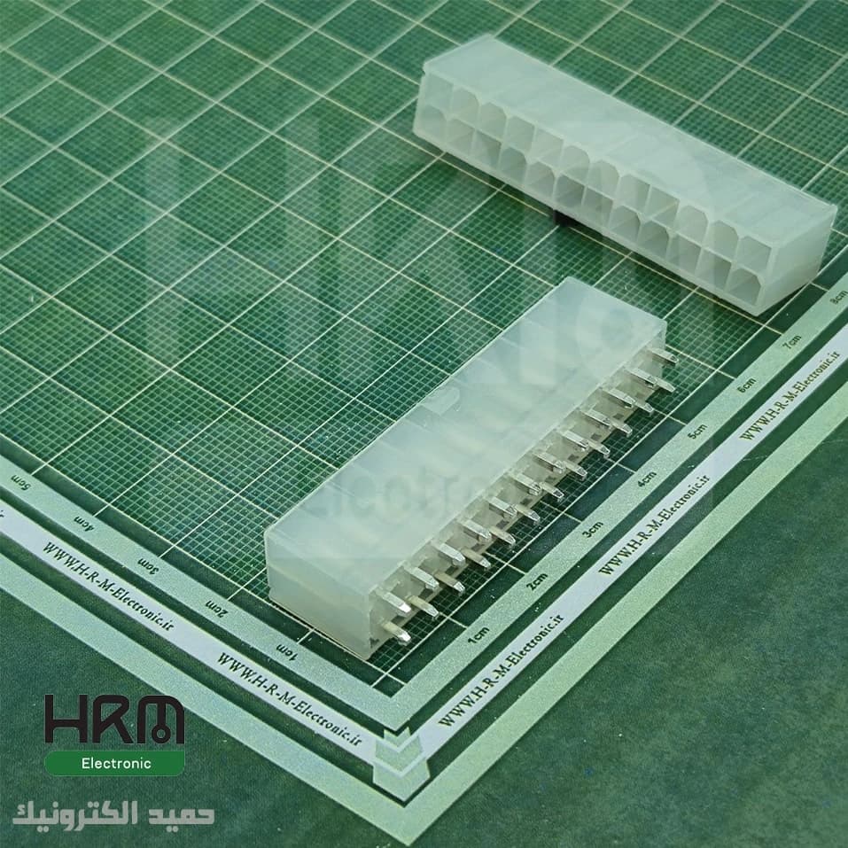 کانکتور مولکسی 24 پین نر صاف ATX (2*12)