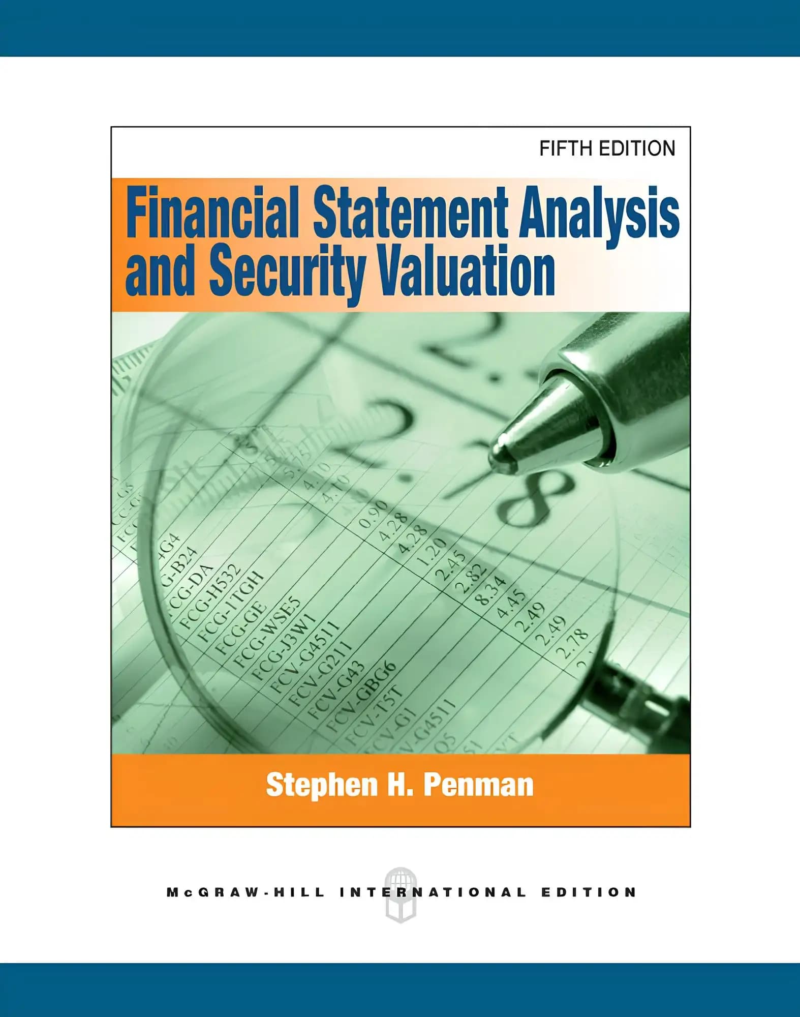 کتاب تحلیل صورت‌های مالی و ارزش‌گذاری اوراق بهادار (Financial Statement Analysis and Security Valuation) نسخه انگلیسی PDF | استیون پنمن