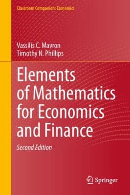 دانلود کتاب Elements of Mathematics for Economics and Finance