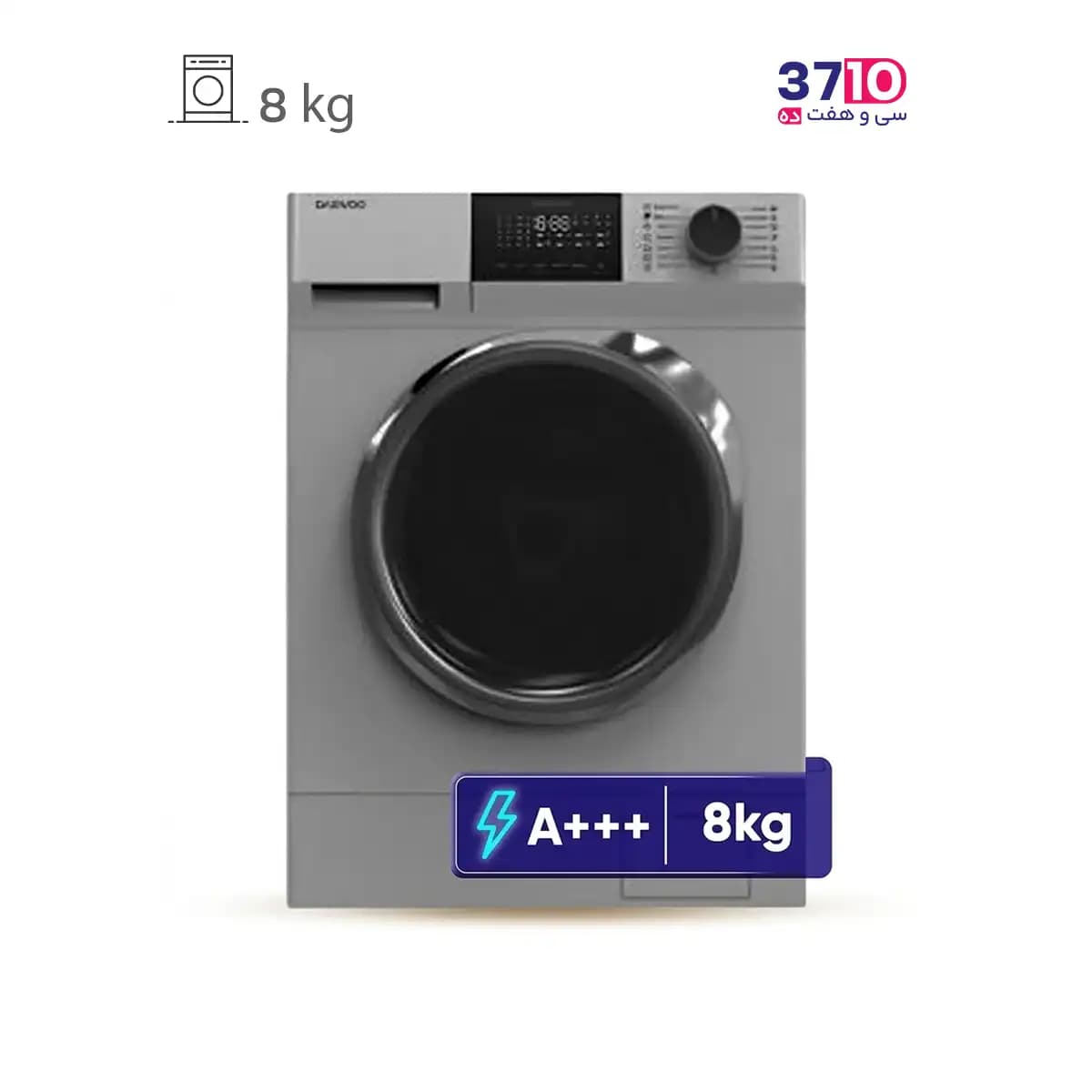 ماشین لباسشویی دوو DAEWOO مدل LM-811S نقره اى سرى سانسو — تصویر ۴