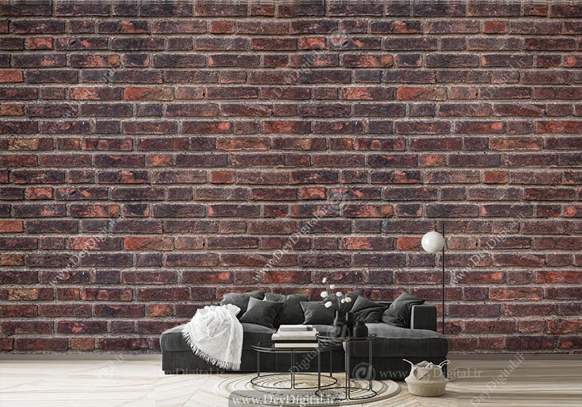 پوستر دیواری سه بعدی آجر BA-9693