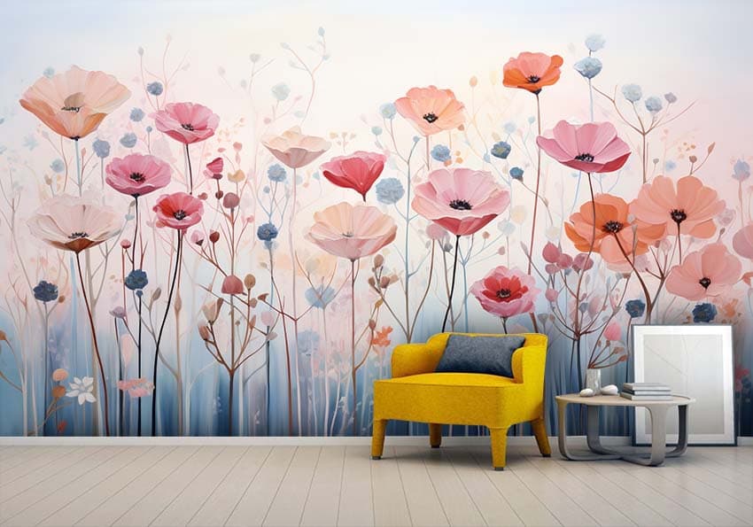 کاغذ دیواری فانتزی برای اتاق دختر HQ-1587