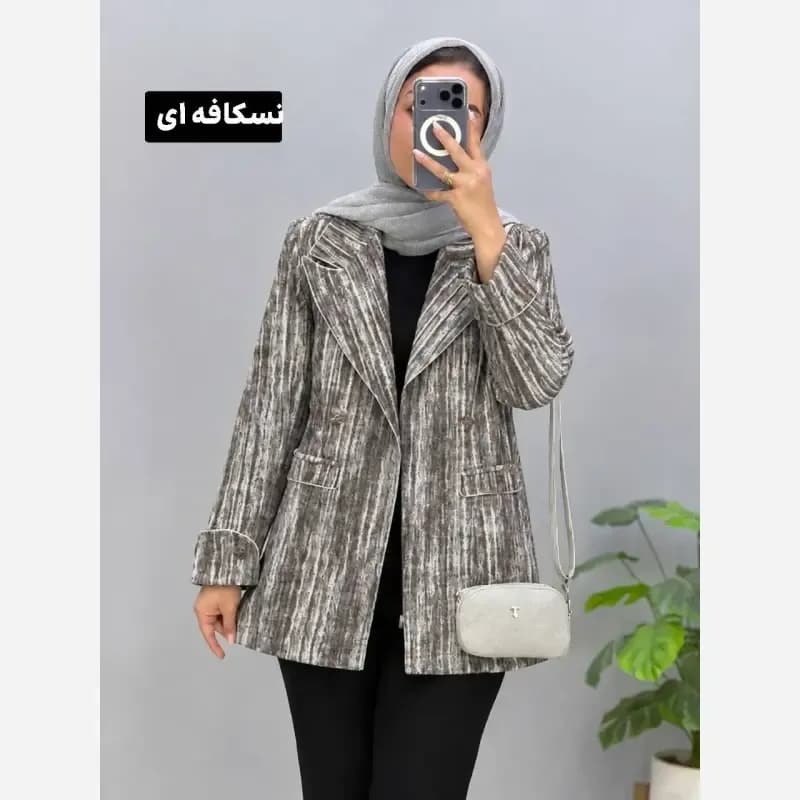 مانتو کتی بهاره لینن دو سایزه رنگ بندی متنوع — تصویر ۷