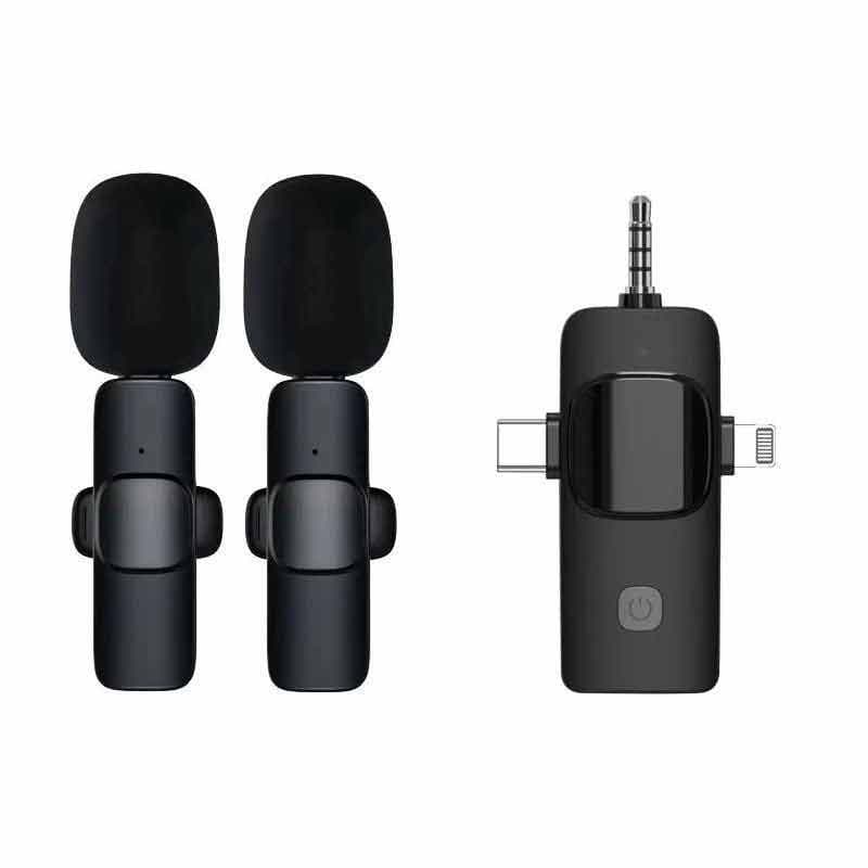 میکروفون یقه ای دو فرستنده K15 Dual
