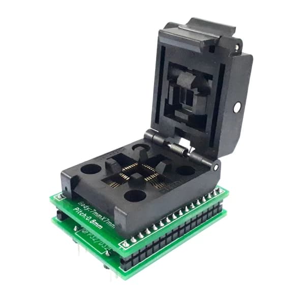 سوکت برد تبدیل 32 پایه SMD به DIP پکیج TQFP32
