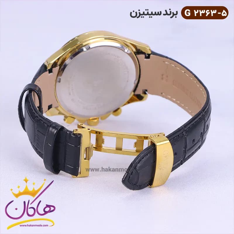 ساعت سیتیزن مردانه بند چرمی G2363/5 — تصویر ۳