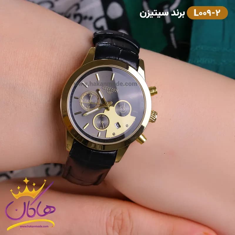 ساعت سیتیزن زنانه بند چرمی مدل L009 — تصویر ۲