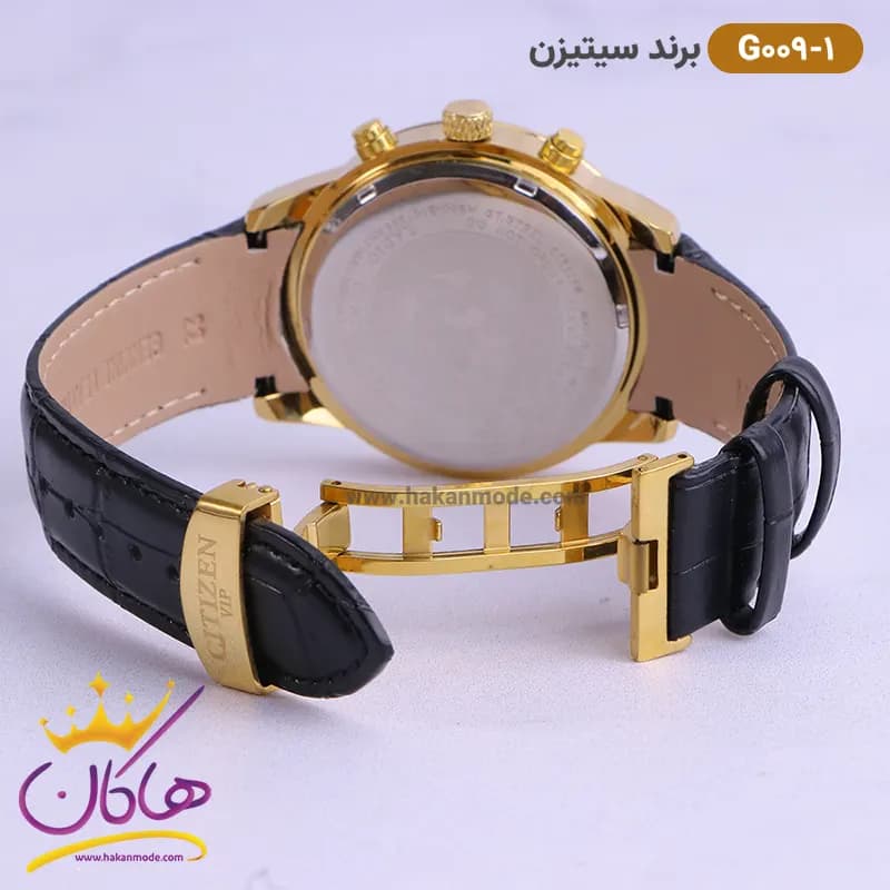 ساعت سیتیزن مردانه بند چرمی G 009 — تصویر ۴