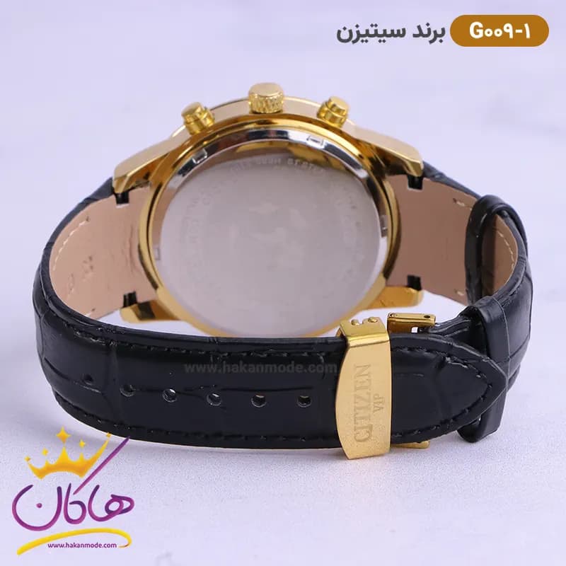 ساعت سیتیزن مردانه بند چرمی G 009 — تصویر ۵