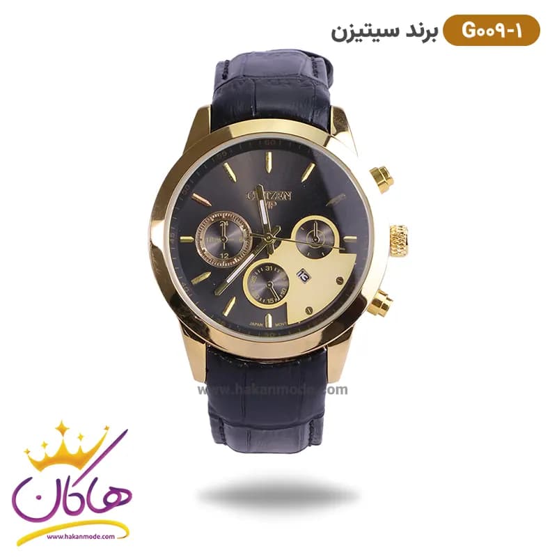 ساعت سیتیزن مردانه بند چرمی G 009