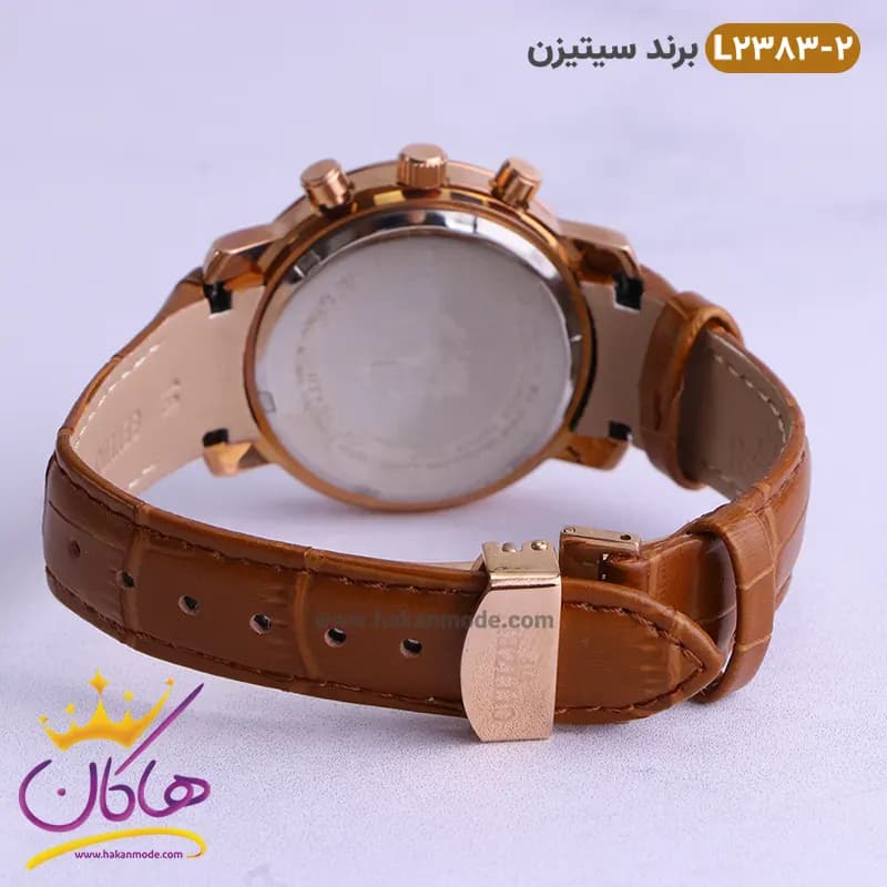ساعت سیتیزن زنانه بند چرمی مدل L2383 — تصویر ۵