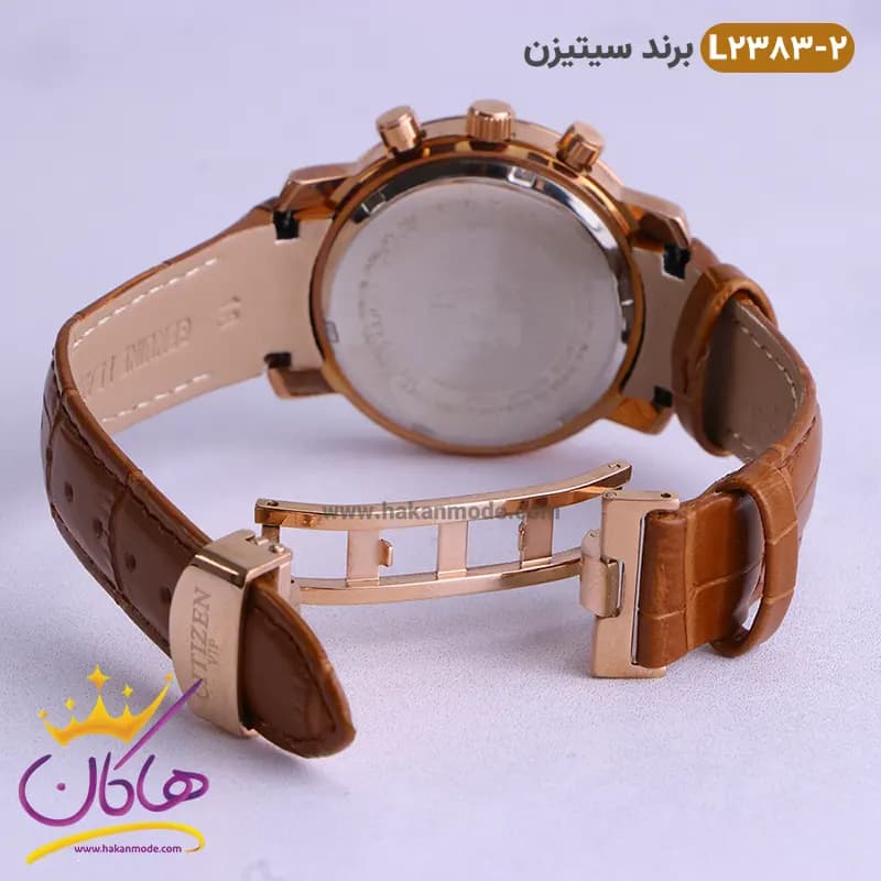 ساعت سیتیزن زنانه بند چرمی مدل L2383 — تصویر ۳