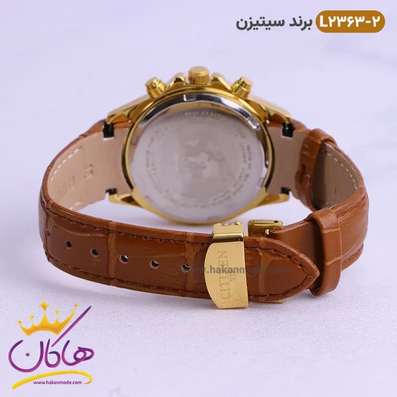 ساعت سیتیزن زنانه بند چرمی مدل L2363 — تصویر ۵