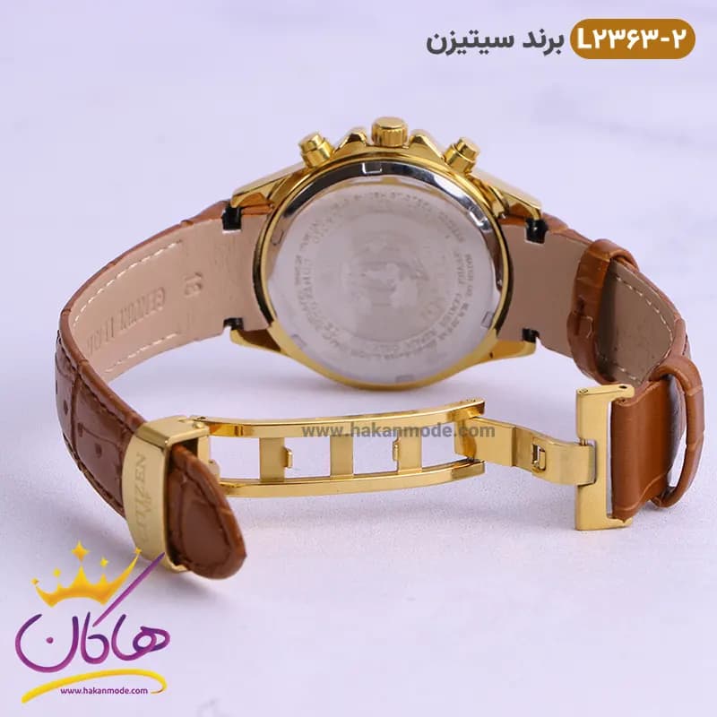 ساعت سیتیزن زنانه بند چرمی مدل L2363 — تصویر ۳