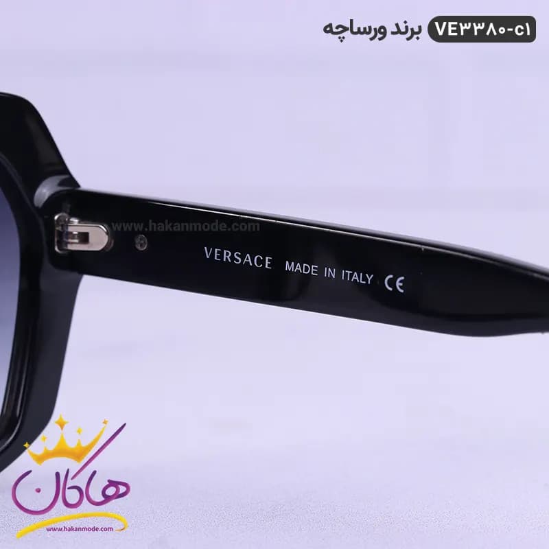عینک ورساچه اورجینال مشکی کد Versace | VE 3380 — تصویر ۶