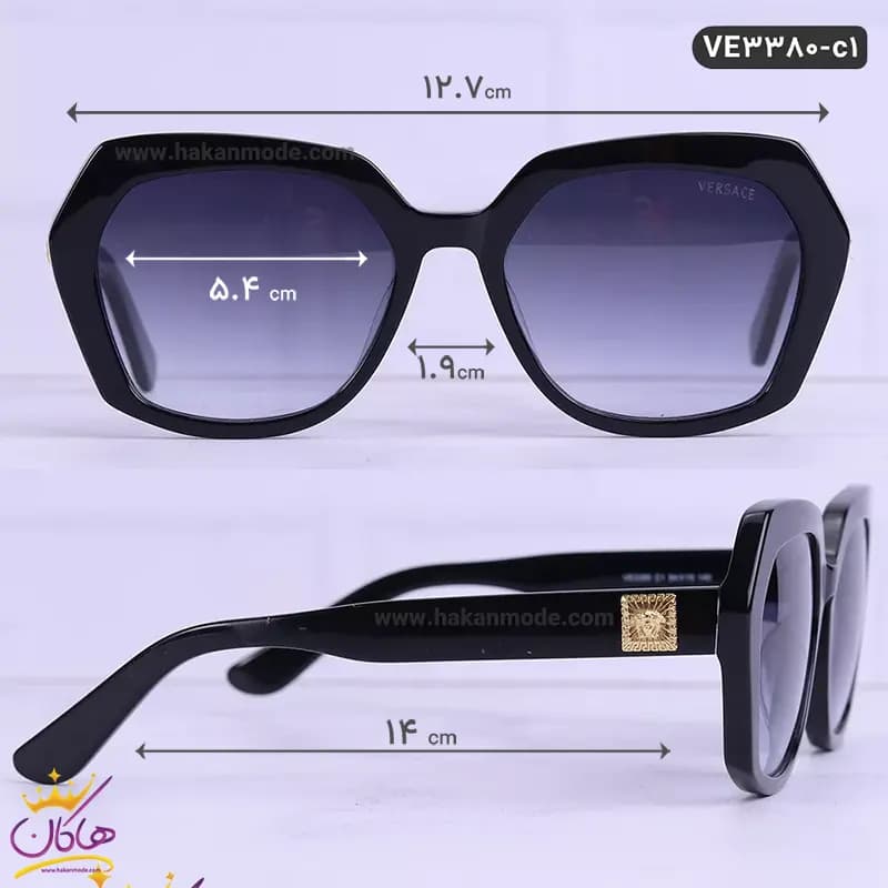 عینک ورساچه اورجینال مشکی کد Versace | VE 3380 — تصویر ۲