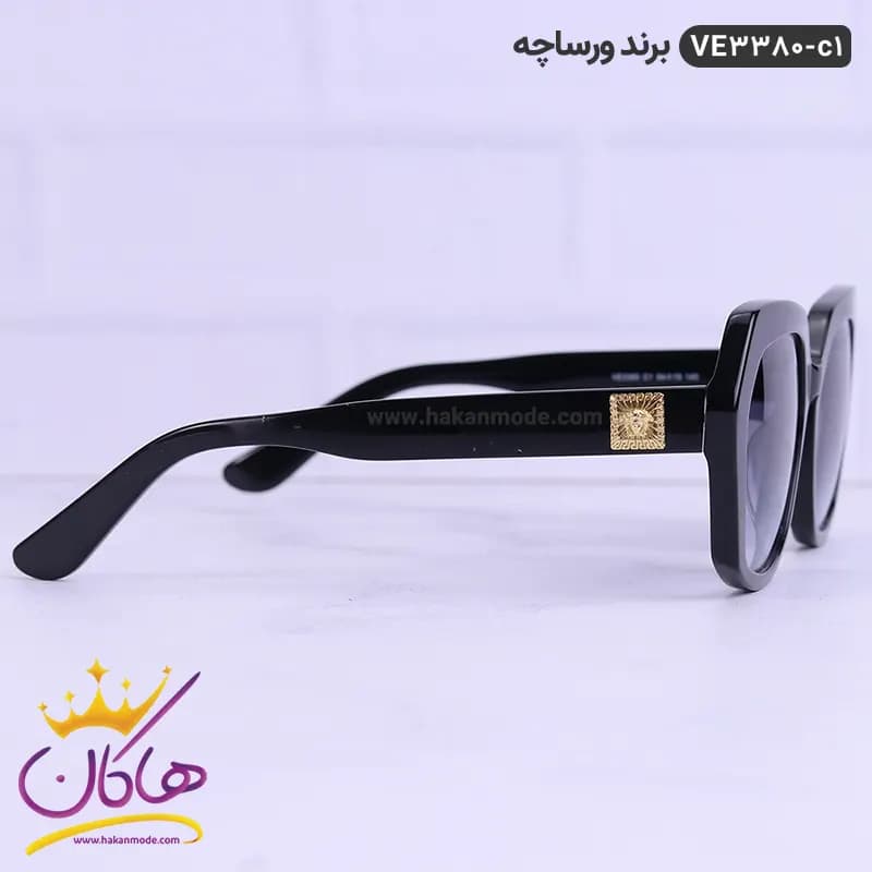عینک ورساچه اورجینال مشکی کد Versace | VE 3380 — تصویر ۸