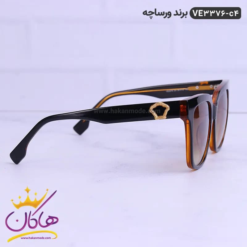 عینک ورساچه اورجینال قهوه ای کد 3376 Versace — تصویر ۸