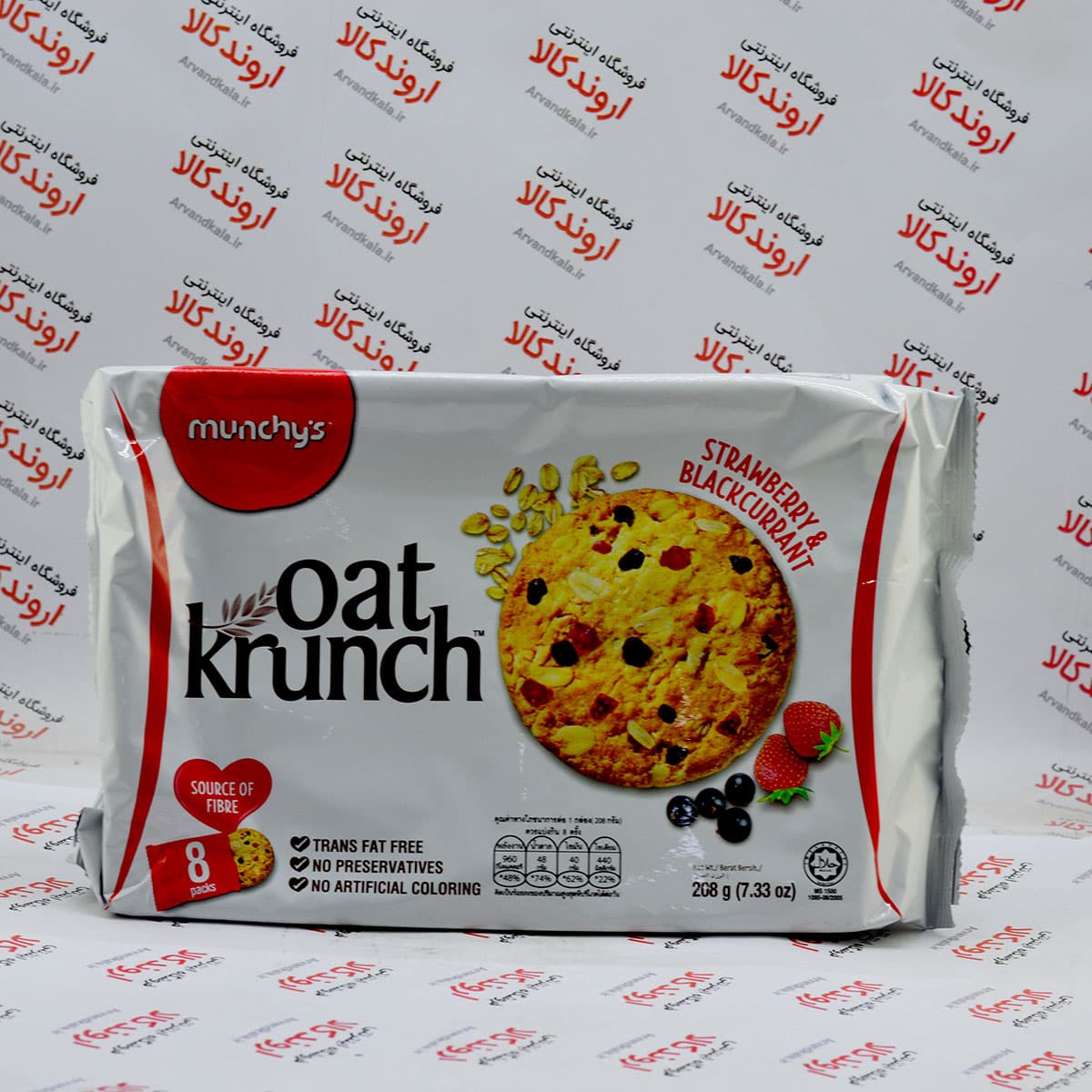 کوکی اوت کرانچ Oat Krunch مدل Strawberry