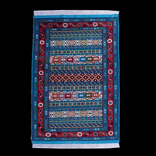 قالیچه دستباف ترکمن طرح راه راه