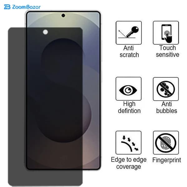 گلس پرایوسی بوف مدل Silicone-Privacy مناسب برای گوشی موبایل سامسونگ Galaxy S25 Ultra — تصویر ۶