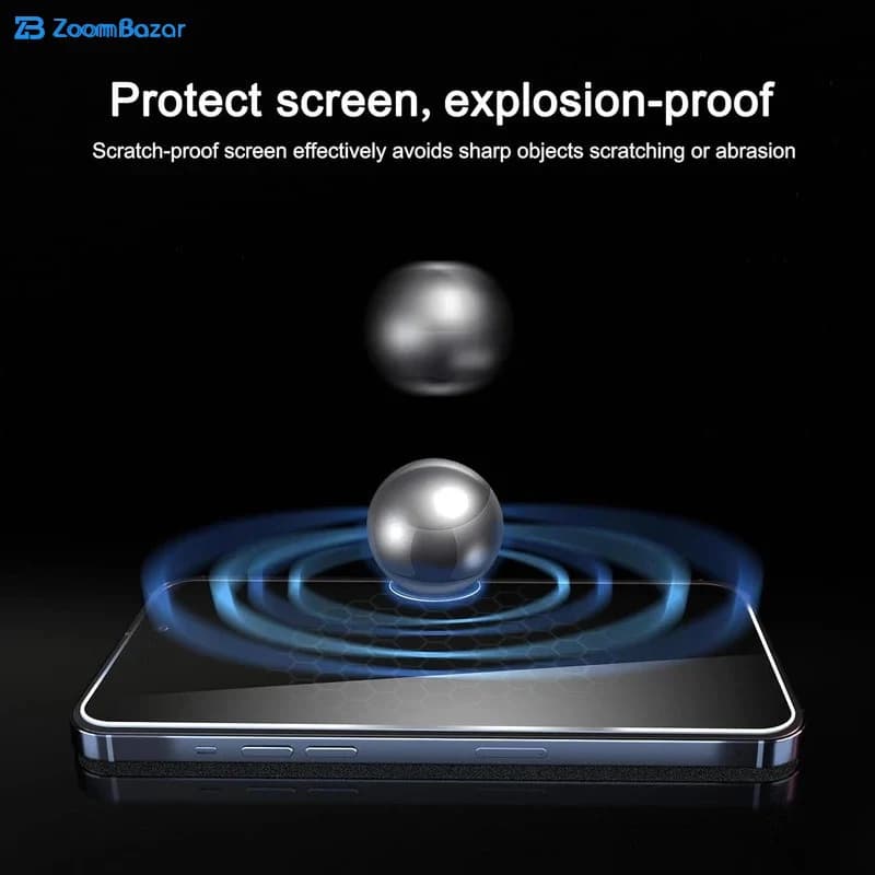 گلس پرایوسی بوف مدل BullRun Privacy Pro مناسب برای گوشی موبایل اپل iPhone 16/15 — تصویر ۸