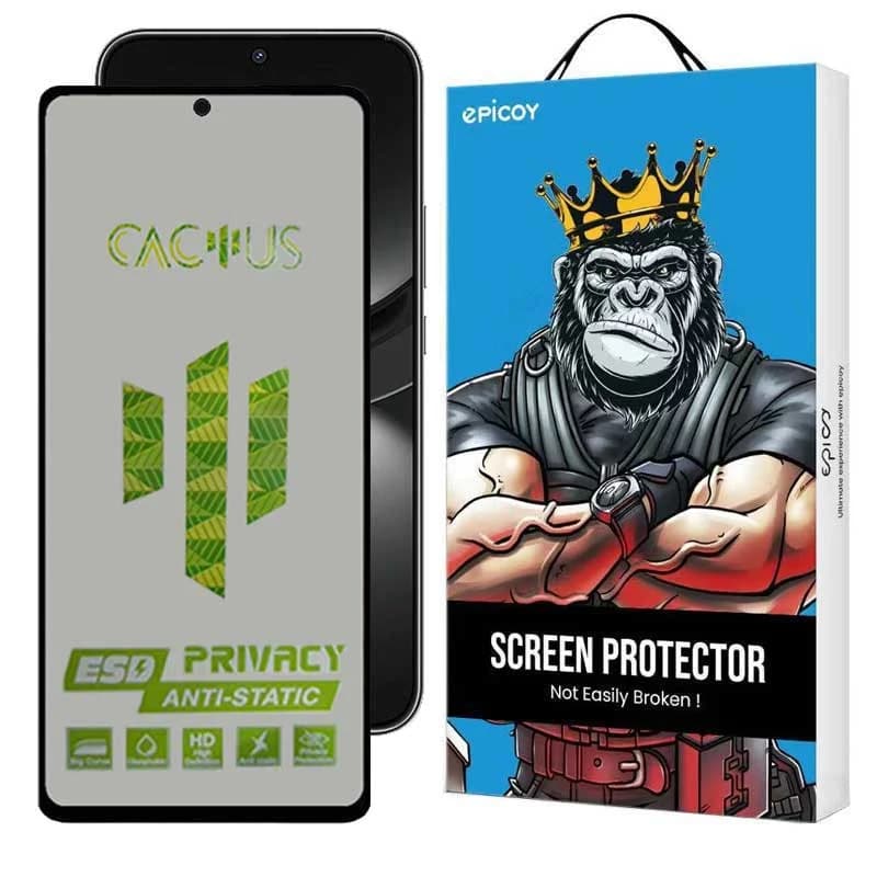 گلس پرایوسی اِپیکوی مدل Cactus-ESD-Privacy مناسب برای گوشی موبایل هوآوی Nova 12 / Nova 12 Lite / Nova 11 SE / Nova 10 SE
