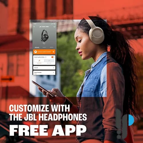 هدفون بلوتوثی روگوشی جی‌بی‌ال مدل Tune 730 BT با صدای Pure Bass، عمر باتری تا 76 ساعت، بلوتوث نسخه 6، اتصال چندنقطه‌ای و 2 میکروفون Beamforming — تصویر ۲