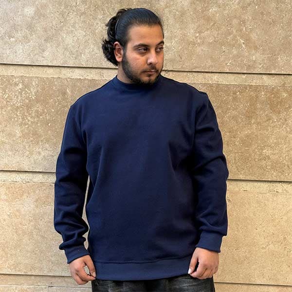 سلانیک سایز بزرگ سورمه ای کد7086
