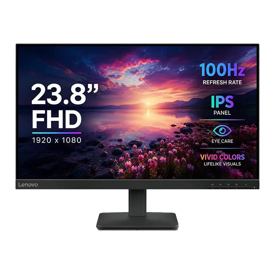 مانیتور لنوو L24-4E سایز ۲4 اینچ Full HD IPS 100Hz