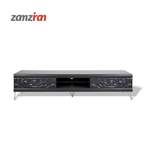 میز تلویزیون متین مشکی مدل R380 سایز 210 سانتی کامنا مدل 13152244