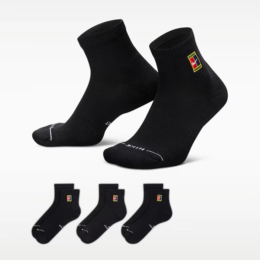 جوراب تنیس نایکی مشکی Nike Everyday Elevated
