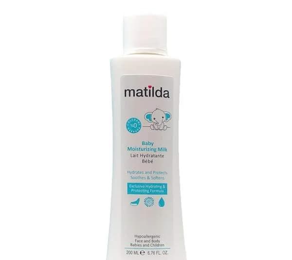 شیر مرطوب کننده پوست بدن کودک ماتیلدا (Matilda) کد 01 حجم 200 میلی لیتر
